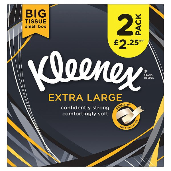Kleenex® Extra Large Tissues 2 Boxes £2.25