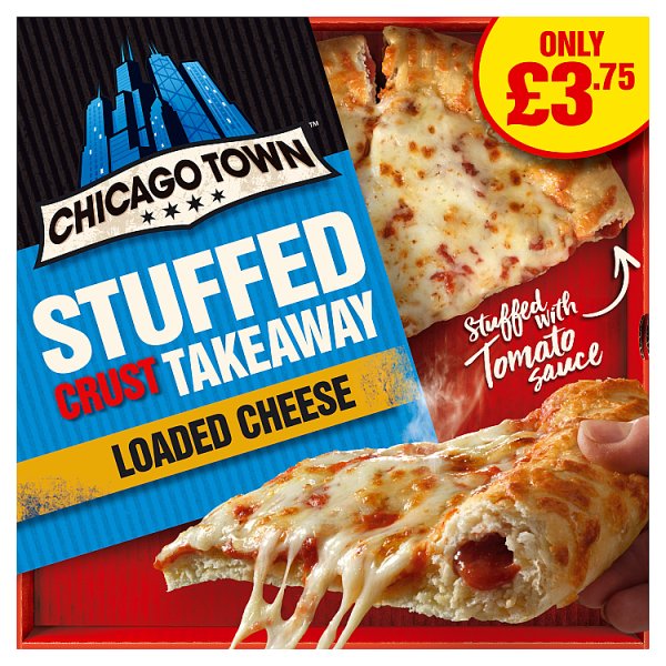 CHICAGO TOWN Stuffed Crust Takeaway Loaded Cheese 480g