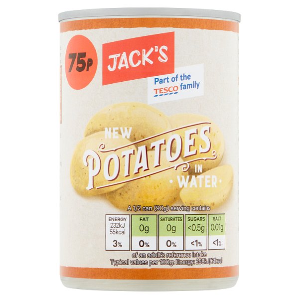 Jack's New Potatoes in Water 300g [PM 75p ]